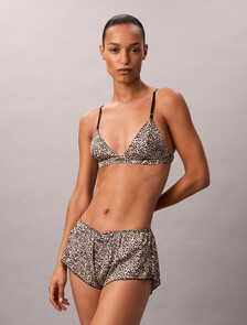 Satin Boy Shorts, ANIMAL PRINT TEMPT+TEMP COLOR, hi-res