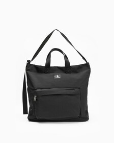 CITY NYLON TOTE 40CM, BLACK, hi-res
