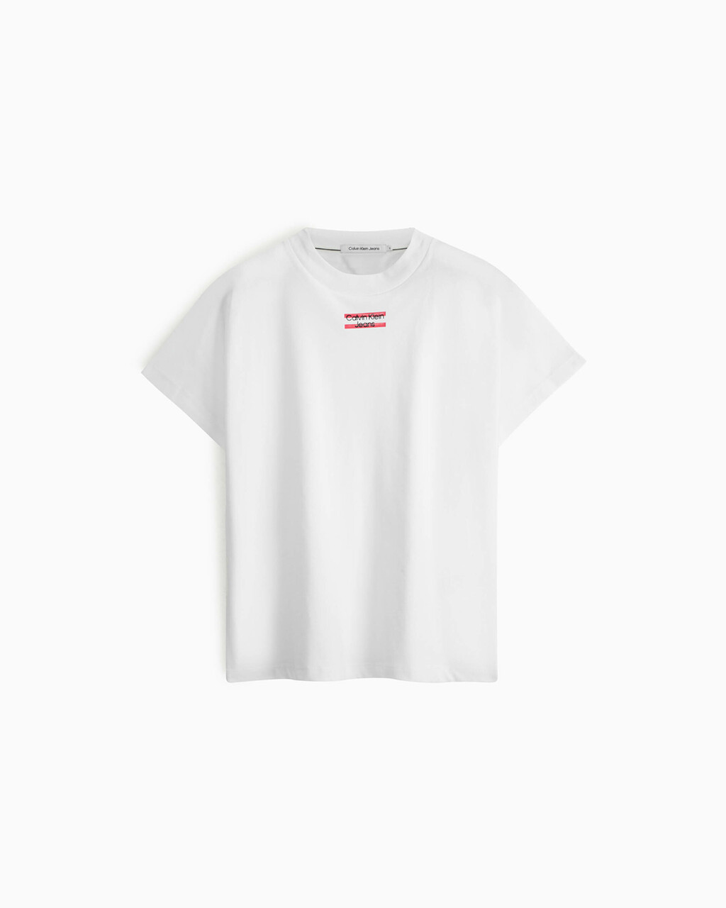 MONOGRAM BOXY TEE, Bright White, hi-res