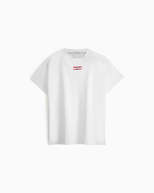 MONOGRAM BOXY TEE, Bright White, hi-res