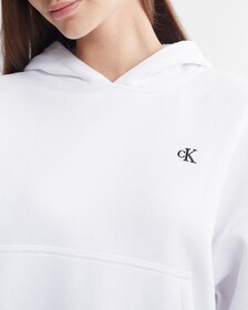 Archive Logo Fleece Hoodie, Brilliant White, hi-res
