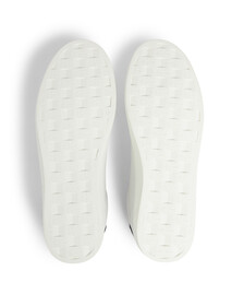 Leather Trainers, Bright White/Black, hi-res