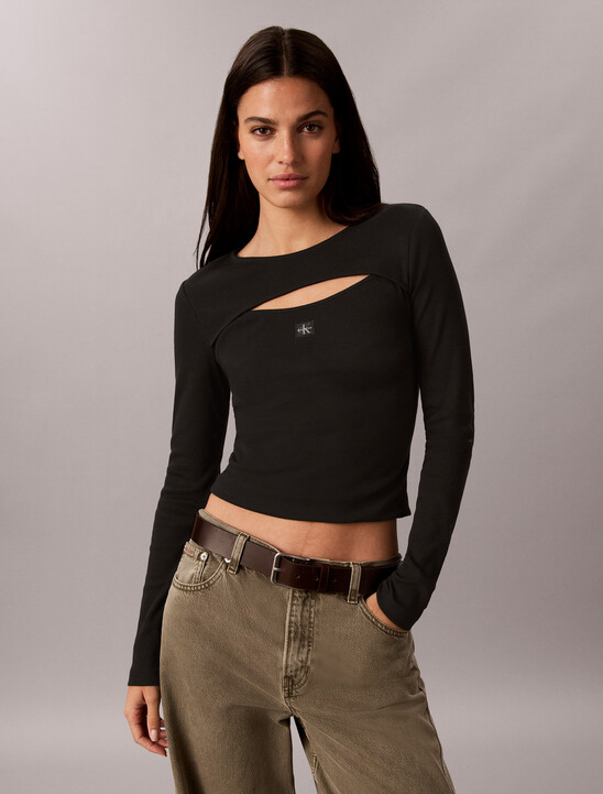 Cut-Out Rib Top