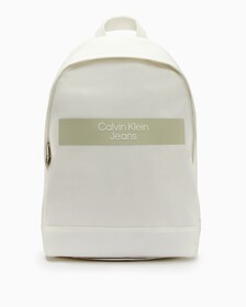 COLOR BLOCK INSTITUTIONAL ROUND BACKPACK, BRIGHT WHITE, hi-res