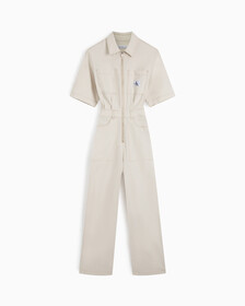 Utility Back Cut Out Jumpsuit, EGGSHELL, hi-res