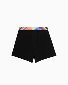 Reimagined Heritage Pride Sleep Shorts, Black, hi-res