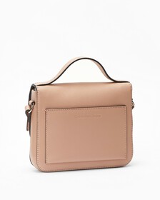 MINIMAL MONOGRAM BOXY BAG, DARK BLUSH, hi-res