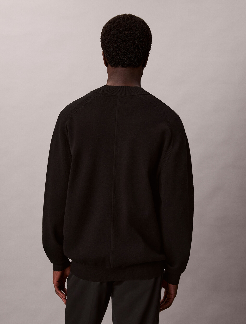 Tech Knit Bomber, Black, hi-res