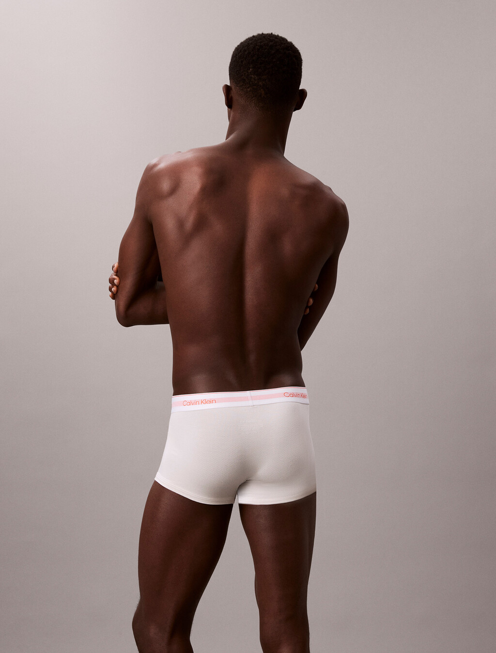 3 Pack Icon Cotton Air Low Rise Trunks, Black/Chalk w/ Orange Glow Logo/Zoni Beach, hi-res