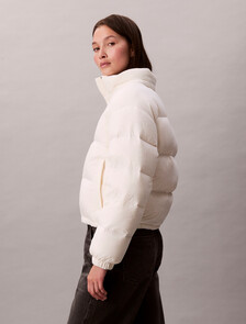 Short Down Puffer Jacket, Jet Stream, hi-res