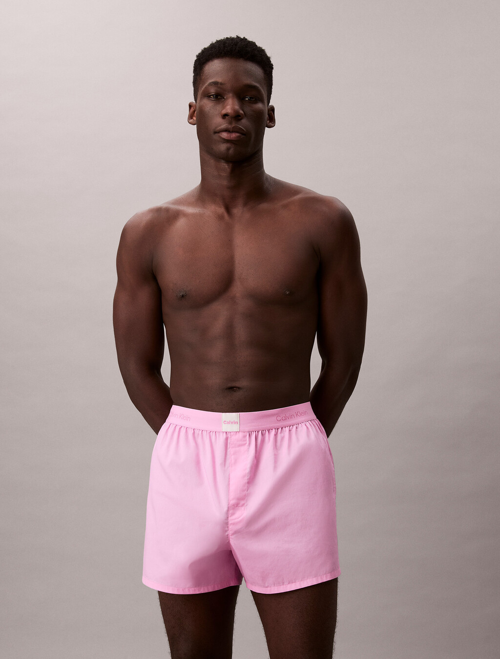 Slim Fit Boxers - Icon logo, Pink Essence, hi-res