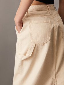 Denim Utility Maxi Skirt, Denim Light, hi-res