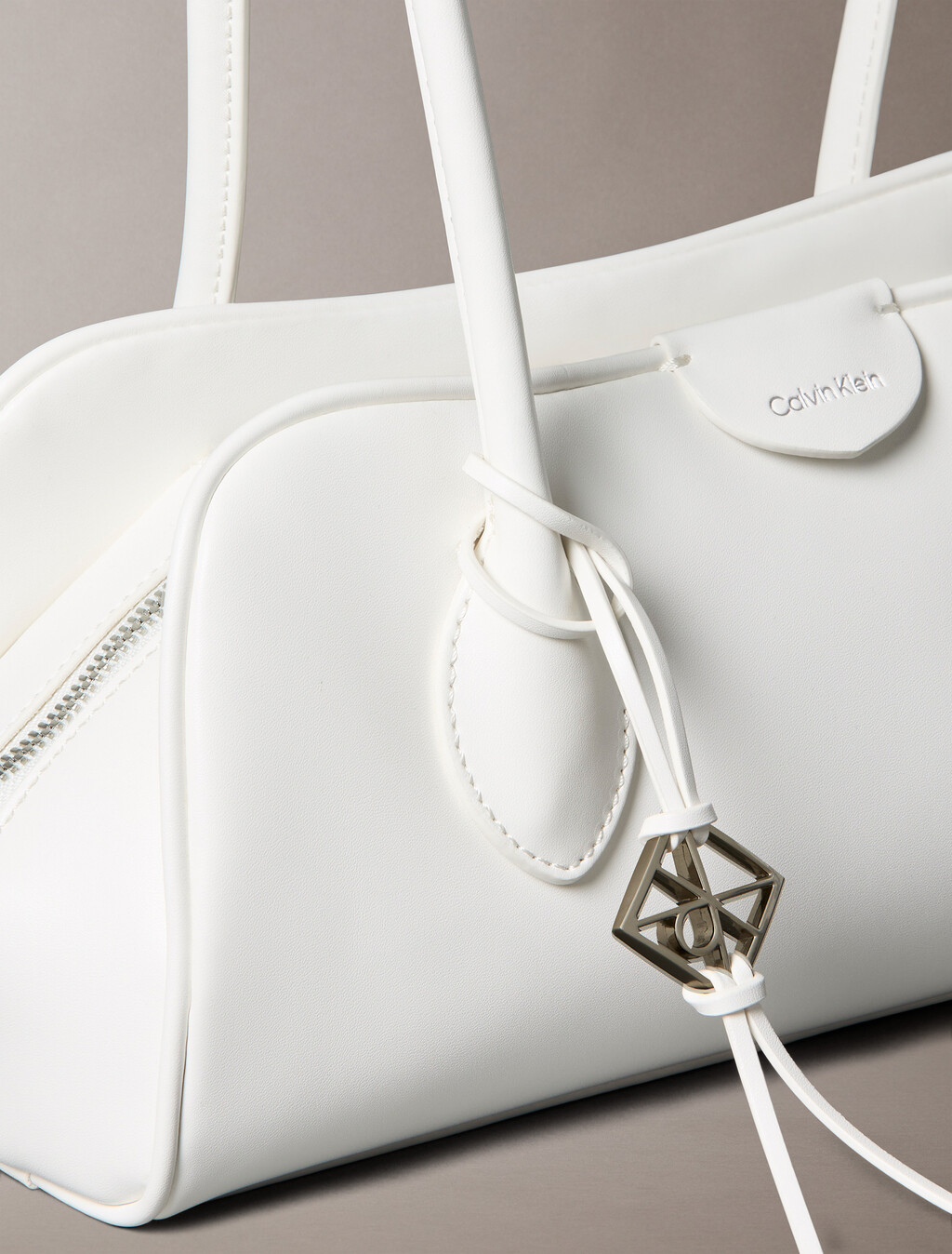 Trio Compartment Shoulder Bag, White Alyssum, hi-res