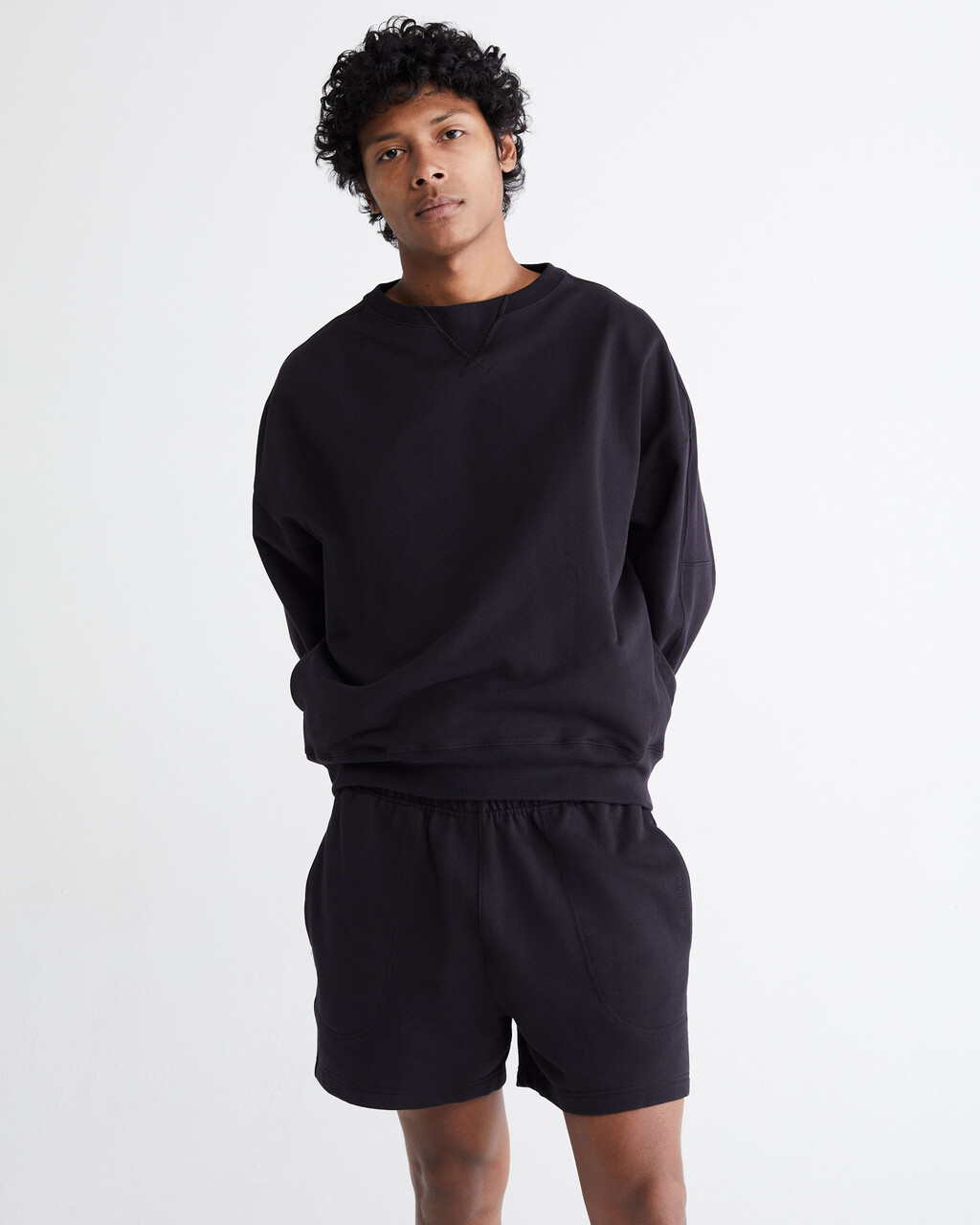 Standards Fleece Crewneck Sweatshirt, BLACK BEAUTY-00, hi-res