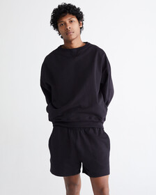 Standards Fleece Crewneck Sweatshirt, BLACK BEAUTY-00, hi-res