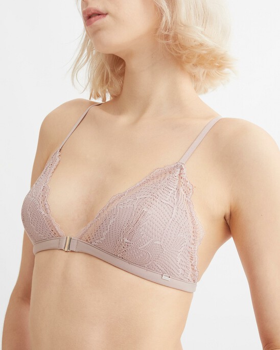 LACE LIGHTLY LINED TRIANGLE BRA
