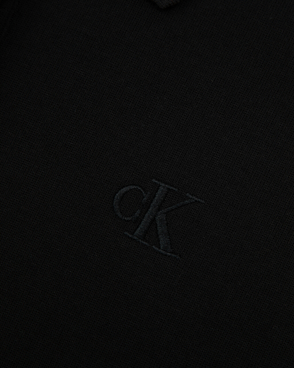 Logo Tape Slim Polo Dress, Ck Black, hi-res
