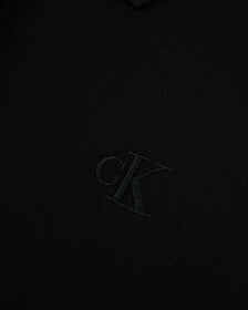 Logo Tape Slim Polo Dress, Ck Black, hi-res