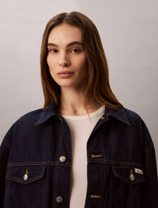 Belted Denim Jacket, RINSE, hi-res