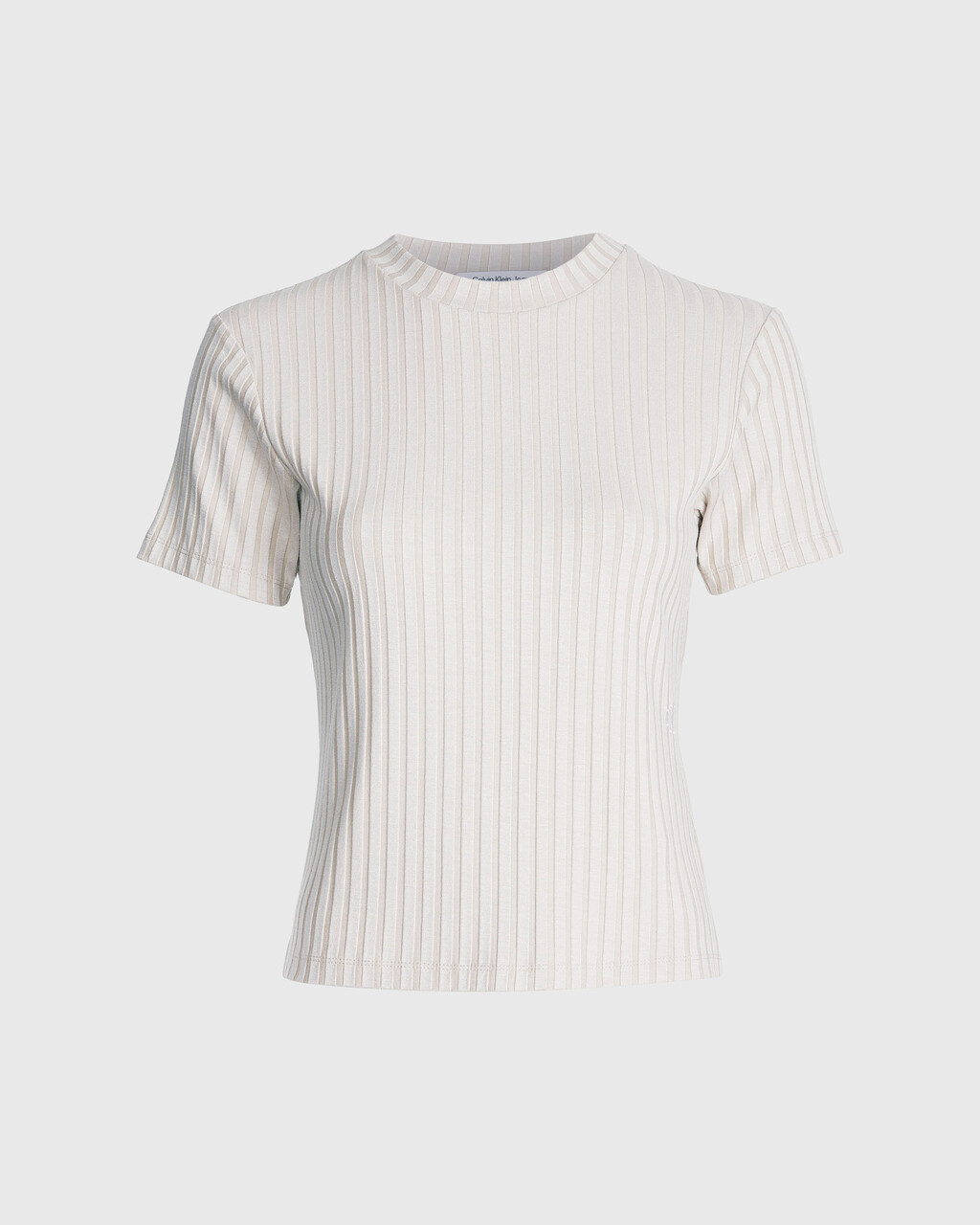 RIBBED JERSEY T-SHIRT, Classic Beige, hi-res