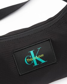 PRIDE CAPSULE CRESCENT SHOULDER BAG, BLACK, hi-res