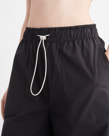 WATER-REPELLENT WIDE LEG TROUSERS, BLACK BEAUTY, hi-res