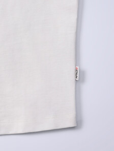 Jung Kook for Calvin Klein Icons Graphic Ringer Baby Tee, Lily, hi-res