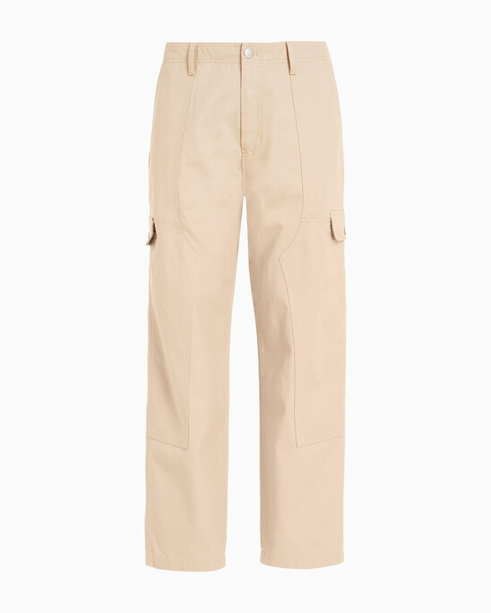 Cotton Canvas Cargo Pants