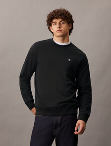 CK Badge Regular Sweatshirt, Ck Black, hi-res