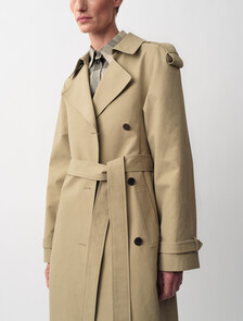 Jones Trench Coat, Khaki, hi-res