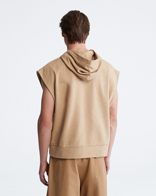 KHAKIS SLEEVELESS HOODIE