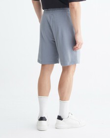 MONOGRAM SWEAT SHORTS, Overcast Grey, hi-res