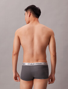 Chromatic Low Rise Trunk 5 Pack, TURBULENCE/HERITAGE STRIPE BLACK WOLF GREY/BLACK/H, hi-res