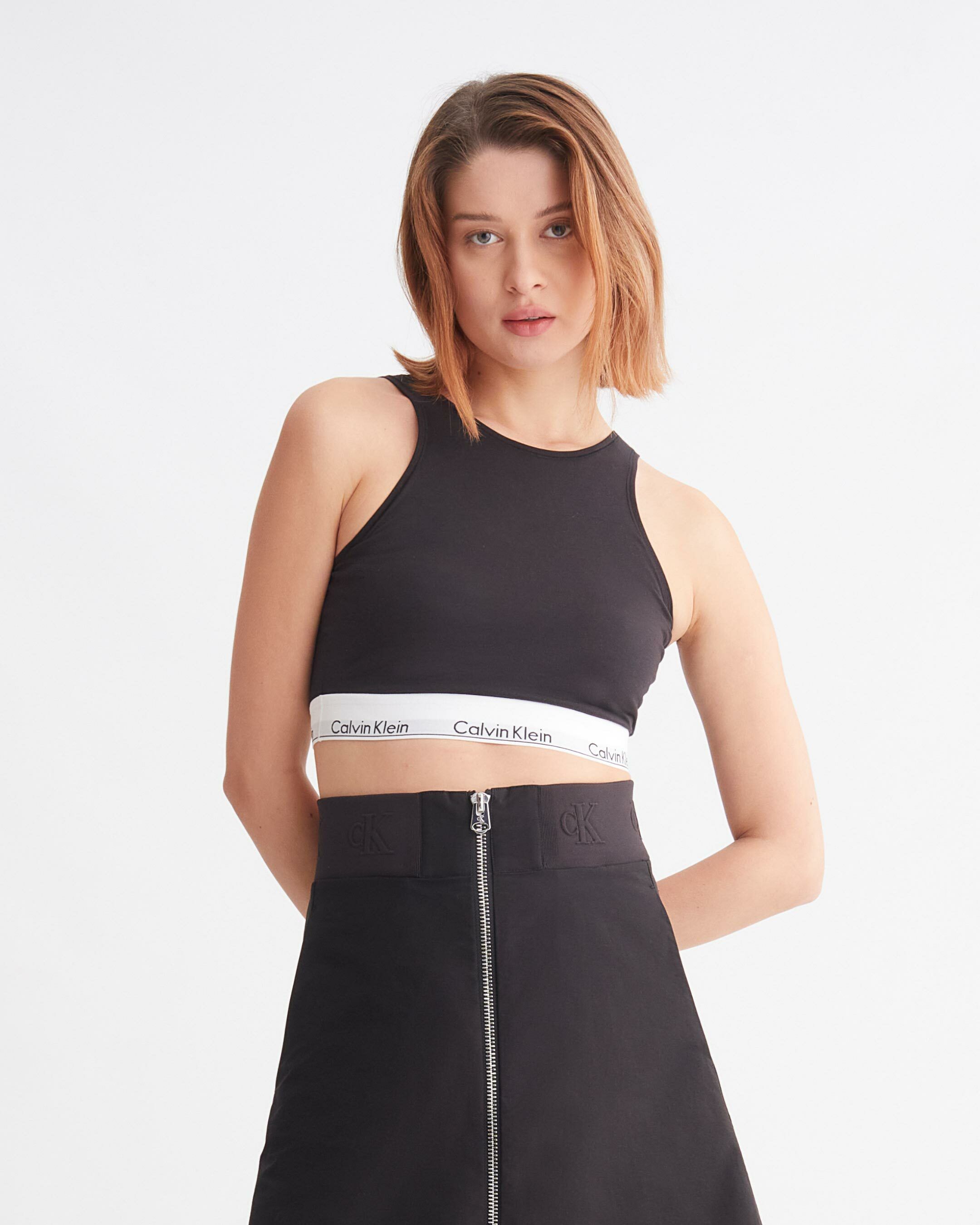 Calvin klein high deals neck tank top
