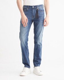 37.5 BODY 5 POCKET JEANS, Visual Dark Blue Hanger Loop, hi-res
