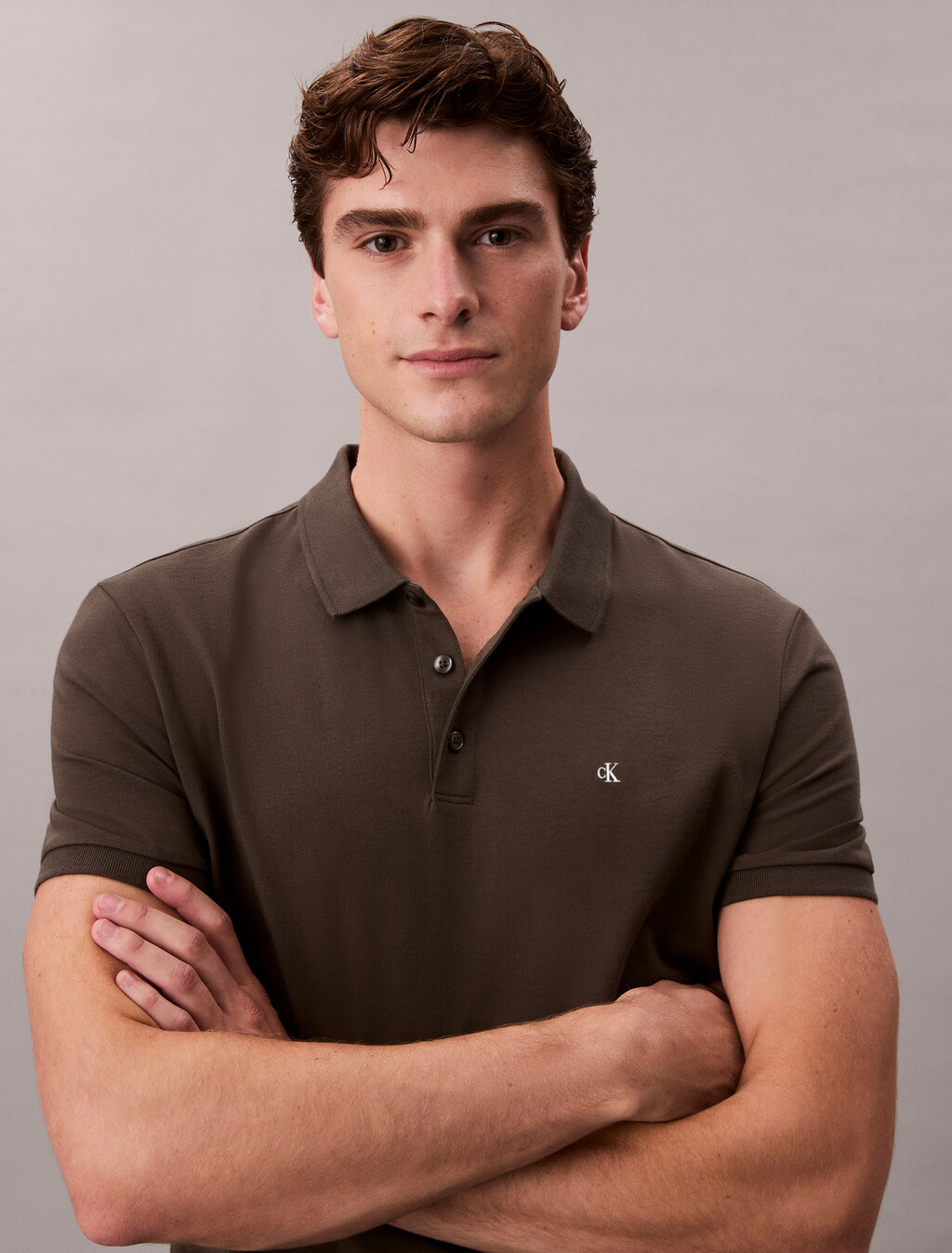 Classic Monogram Polo, Beluga, hi-res