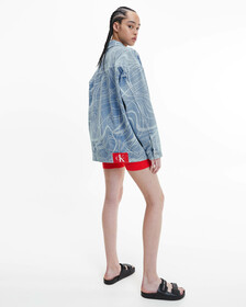 CK ONE GENDERLESS DENIM JACKET, Denim Medium, hi-res