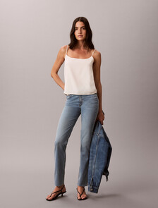 37.5 Low Rise Slim Straight Jeans, DENIM VACATION BLUE, hi-res