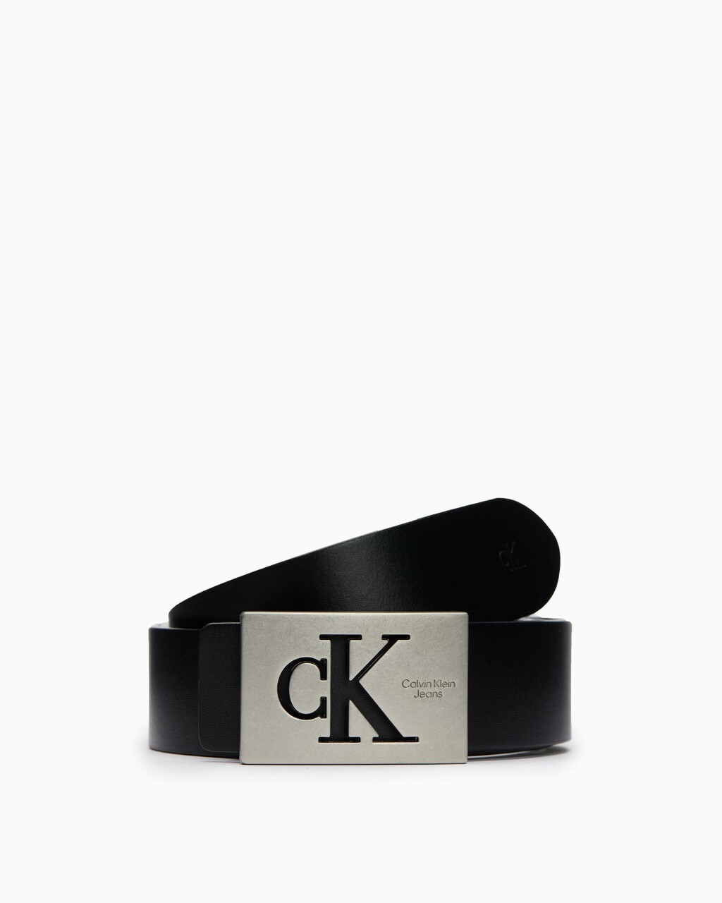 35MM CUT OUT LOGO PLAQUE REVERSIBLE BELT, BLACK/BTR BROWN, hi-res