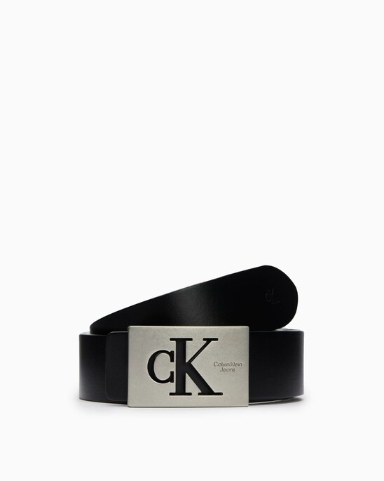 35mm Cut Out Logo Plaque Reversible Belt