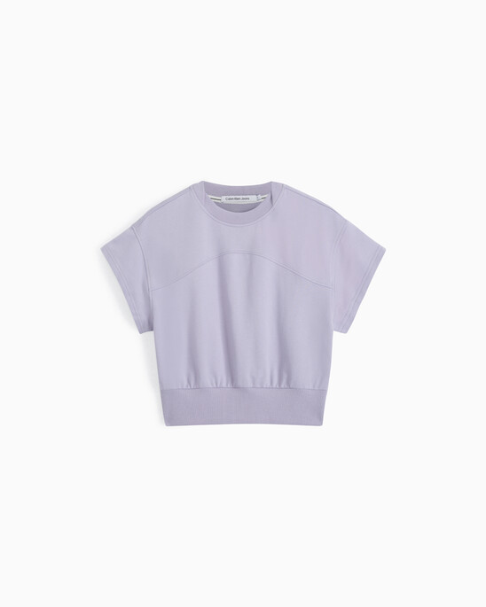 Feminine Seaming Cropped Top