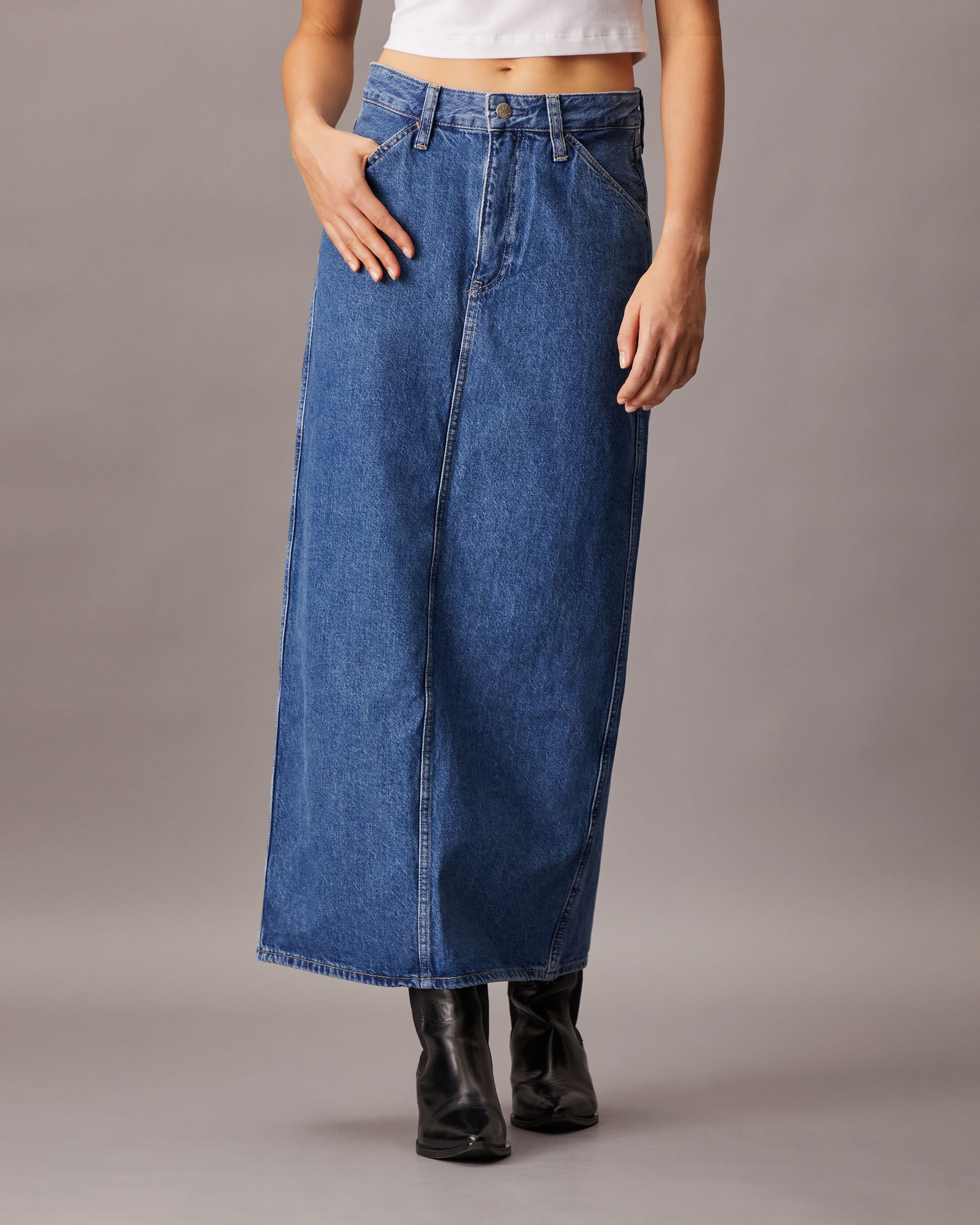Denim skirt singapore deals