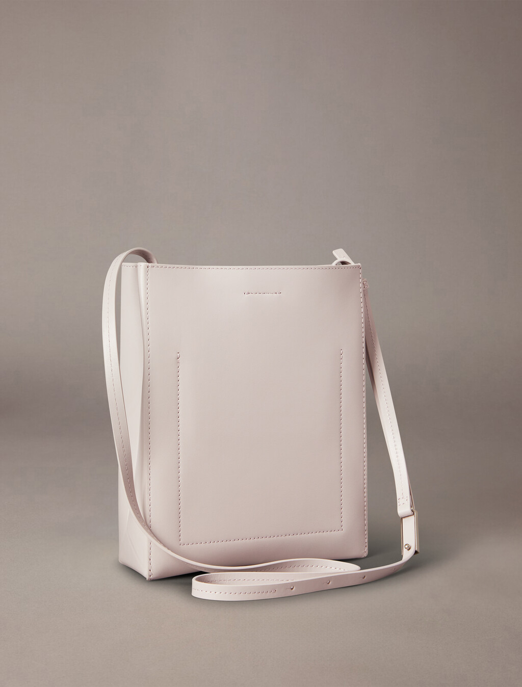 CK Paper Bag Leather Crossbody, Lilac Marble, hi-res