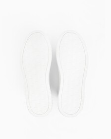 Leather Trainers, Bright White, hi-res