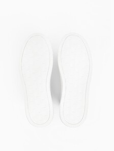 Leather Trainers, Bright White, hi-res