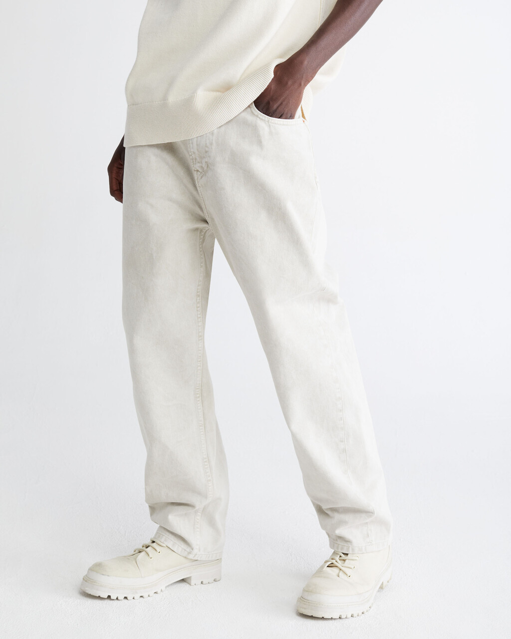 Standards Twist Relaxed Jeans, MARBLE UNBLEACHED, hi-res