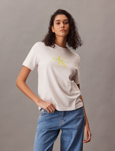 Monogram T-shirt, Orchid Tint, hi-res