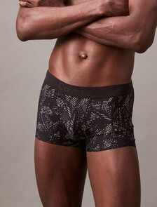 CK Black Print Low Rise Trunk, MESH SHADOWS_BLACK, hi-res