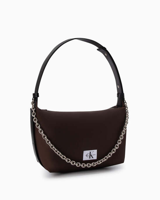 Nylon Chain Shoulder Bag 28Cm