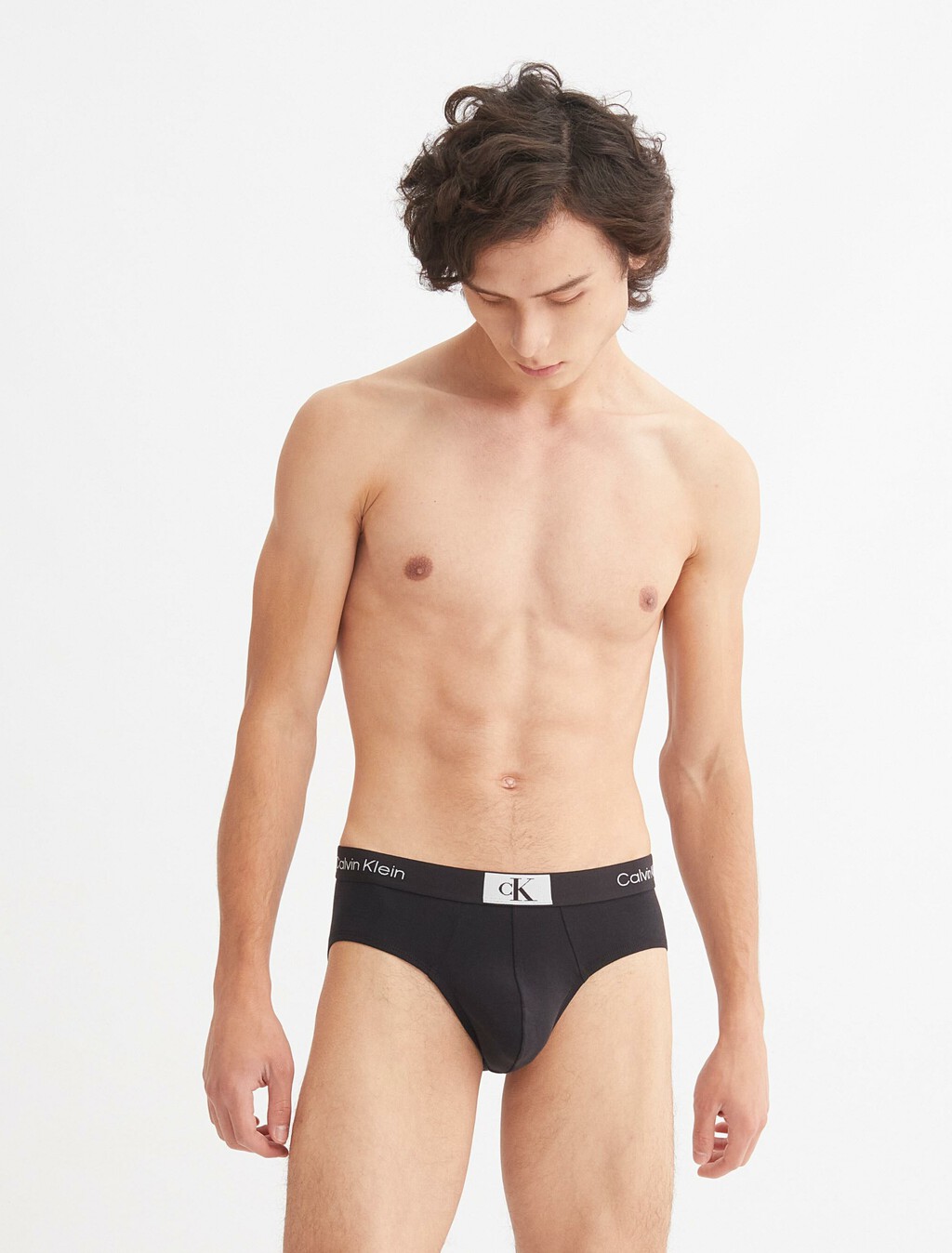 Calvin Klein 1996 Cotton Hipster Brief, Black, hi-res
